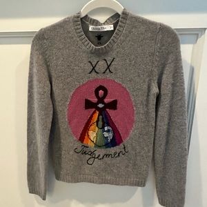 Christian Dior Motherpeace cashmere sweater. Women’s size XS